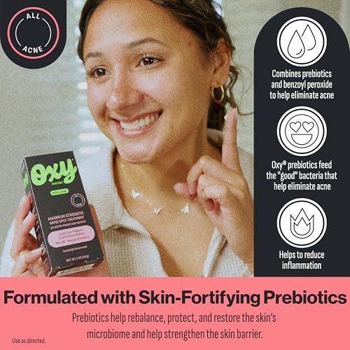 Oxy Rapid Acne Spot Treatment - Maximum Strength 10% Benzoyl Peroxide Acne Cream for Face & Body, 1 oz - görsel 6