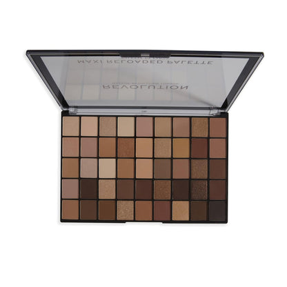 Revolution Maxi Reloaded Eyeshadow Palette - Ultimate Nudes - 45 Matte & Shimmer Shades Avelisse