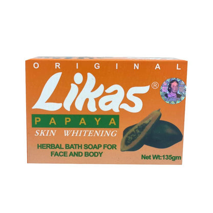Likas Original Papaya Soap (Set of 4) – Natural Skin Brightening & Exfoliating Bar Avelisse