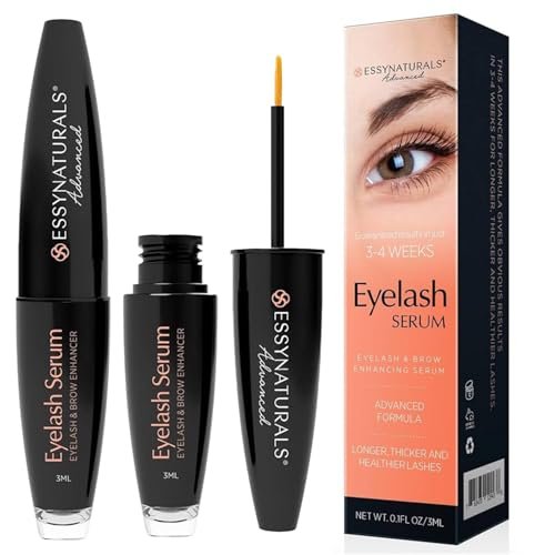 EssyNaturals Advanced Eyelash Growth Serum – Premium Lash Serum for Fuller, Longer Lashes – Irritation-Free Formula Avelisse