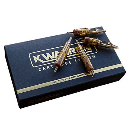Kwadron Tattoo Needle Cartridge – Curved Mag Shaders #10 Long Taper (Box of 20) – 13 Curved Mag #10 Long Taper – 30/13SEMLT Avelisse