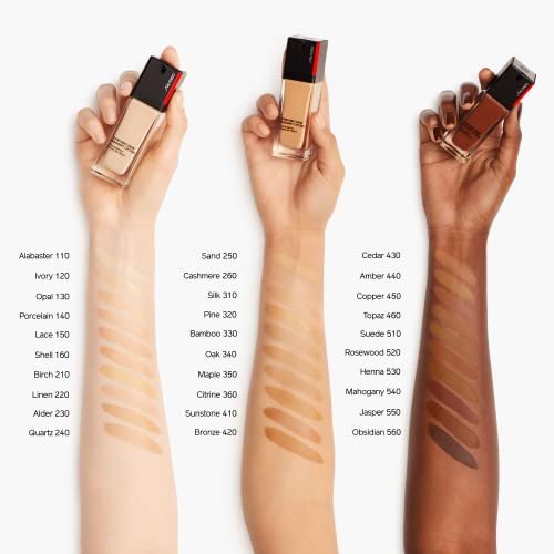 Shiseido Synchro Skin Radiant Lifting Foundation SPF 30 - 440 Amber - 30 mL - Medium-to-Full Buildable Coverage, 24-HR Hydration, Transfer & Crease Resistant - görsel 8