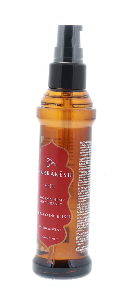 Ula-style Marrakesh Oil Hair Styling Elixir - 2 fl oz | Nourishing Hair Treatment Oil for Smooth, Shiny & Frizz-Free Hair Avelisse