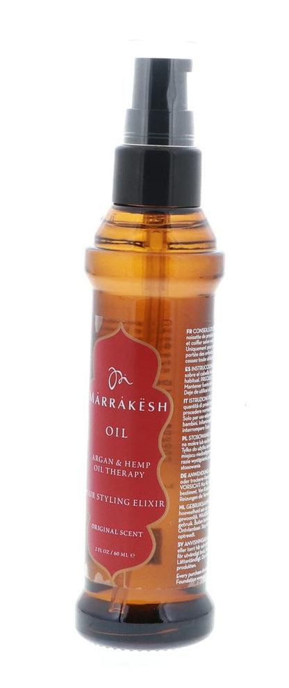 Ula-style Marrakesh Oil Hair Styling Elixir - 2 fl oz | Nourishing Hair Treatment Oil for Smooth, Shiny & Frizz-Free Hair Avelisse