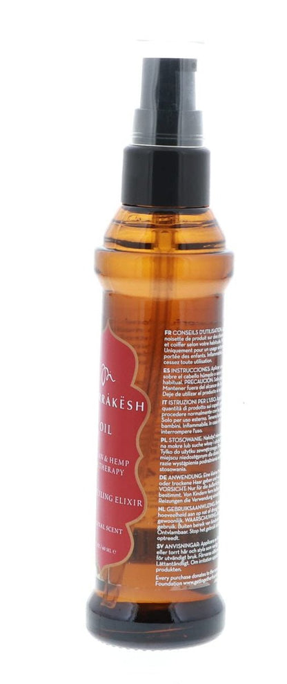 Ula-style Marrakesh Oil Hair Styling Elixir - 2 fl oz | Nourishing Hair Treatment Oil for Smooth, Shiny & Frizz-Free Hair Avelisse
