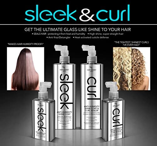 Hair Chemist SLEEK Anti Humidity Shine Coat - 8 oz Clear Hair Spray for Frizz Control Avelisse