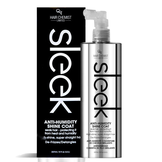 Hair Chemist SLEEK Anti Humidity Shine Coat - 8 oz Clear Hair Spray for Frizz Control Avelisse