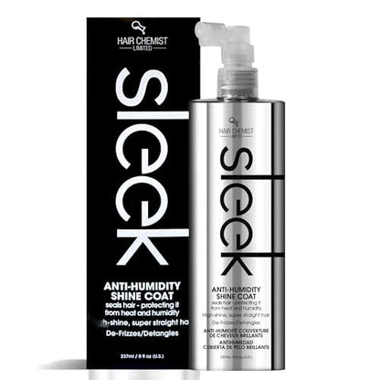 Hair Chemist SLEEK Anti Humidity Shine Coat - 8 oz Clear Hair Spray for Frizz Control Avelisse