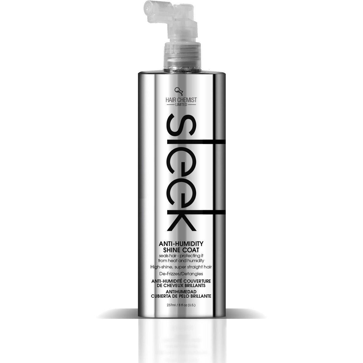 Hair Chemist SLEEK Anti Humidity Shine Coat - 8 oz Clear Hair Spray for Frizz Control Avelisse
