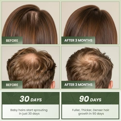 Essynaturals Hair Growth Oil with Biotin - Caffeine and Castor Oil for Fuller, Thicker, Longer Hair Avelisse