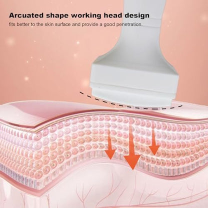 INCELLICE 175 Titanium Microneedle Stamp for Face – 1.0 mm Derma Stamp for Home Use