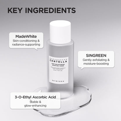 SKIN1004 Tone Balancing Boosting Toner | Korean Centella Toner with Niacinamide & MadeWhite for Uneven Skin Tone | Gentle Exfoliating & Radiant Skin | 7.10 fl.oz / 210ml Avelisse