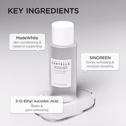 SKIN1004 Tone Balancing Boosting Toner | Korean Centella Toner with Niacinamide & MadeWhite for Uneven Skin Tone | Gentle Exfoliating & Radiant Skin | 7.10 fl.oz / 210ml Avelisse