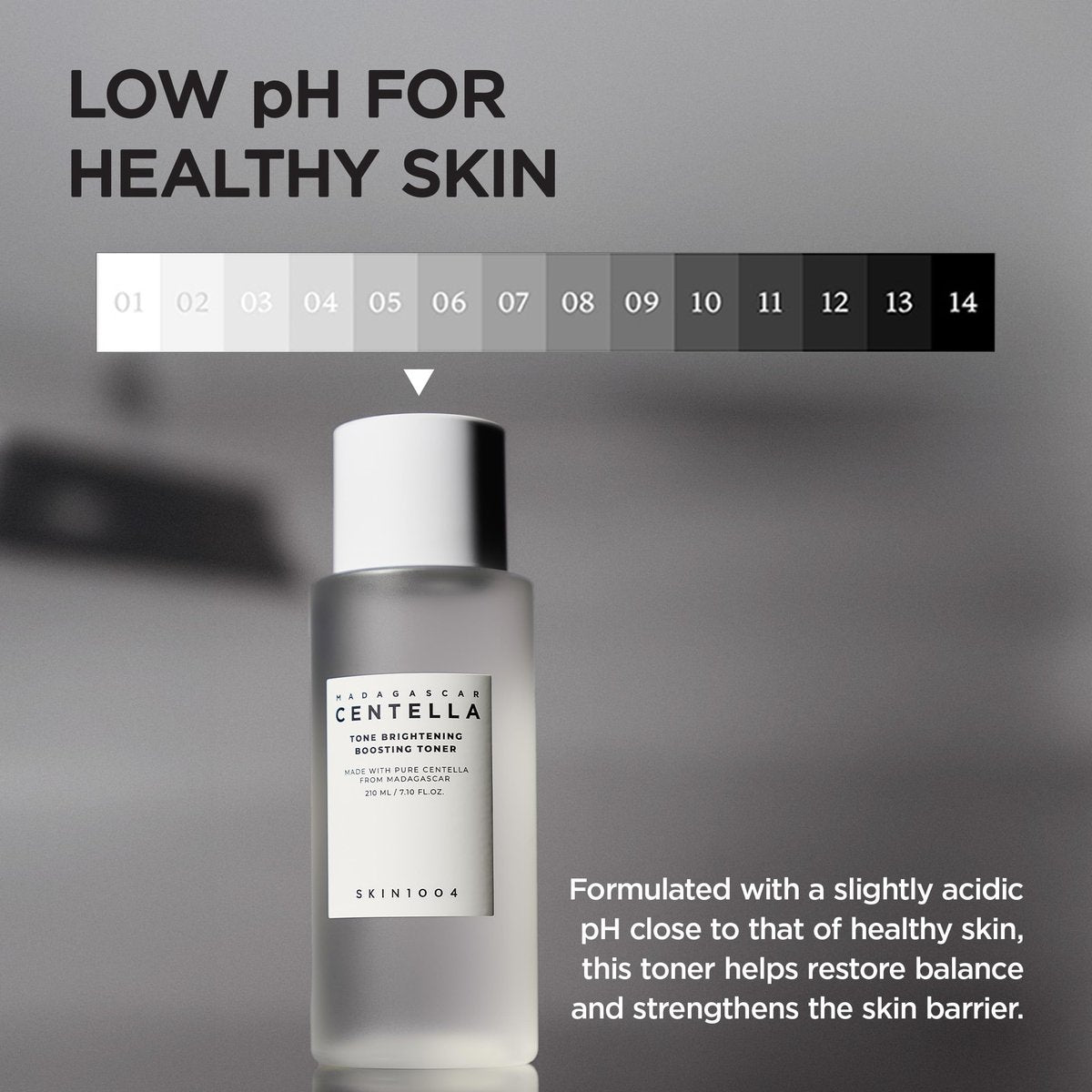 SKIN1004 Tone Balancing Boosting Toner | Korean Centella Toner with Niacinamide & MadeWhite for Uneven Skin Tone | Gentle Exfoliating & Radiant Skin | 7.10 fl.oz / 210ml Avelisse