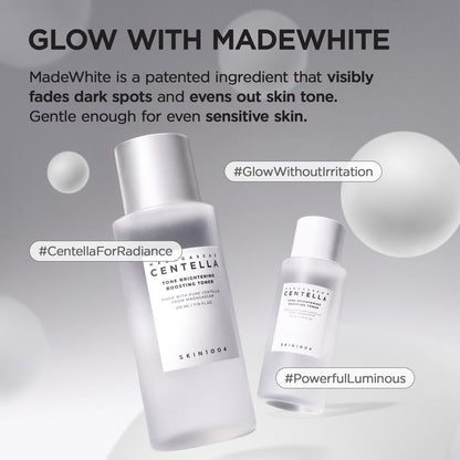 SKIN1004 Tone Balancing Boosting Toner | Korean Centella Toner with Niacinamide & MadeWhite for Uneven Skin Tone | Gentle Exfoliating & Radiant Skin | 7.10 fl.oz / 210ml Avelisse
