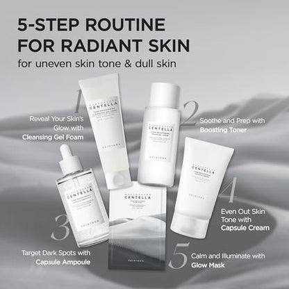 SKIN1004 Tone Balancing Boosting Toner | Korean Centella Toner with Niacinamide & MadeWhite for Uneven Skin Tone | Gentle Exfoliating & Radiant Skin | 7.10 fl.oz / 210ml Avelisse