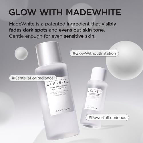 SKIN1004 Tone Balancing Boosting Toner | Korean Centella Toner with Niacinamide & MadeWhite for Uneven Skin Tone | Gentle Exfoliating & Radiant Skin | 7.10 fl.oz / 210ml Avelisse