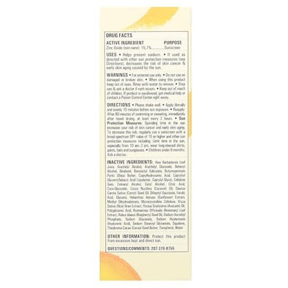 Mad Hippie Hydrating Facial SPF 25+ Zinc Oxide Sunscreen, Reef-Safe Face Cream, Fragrance-Free, 2 Oz