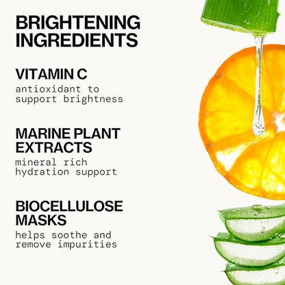 Pacifica Undereye Spot Serum Mask – Bright Eye Vitamin C Mask for Dark Circles & Hydration, Brightening Under Eye Treatment, Vegan & Cruelty-Free, 2 Count