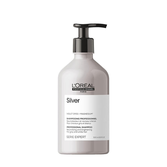 L'Oréal Professionnel Paris Color Depositing Purple Shampoo - Neutralizes Unwanted Yellow Tones for Blonde, Bleached, White & Gray Hair, 16.9 Fl Oz Avelisse
