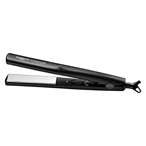 Red by Kiss 1-Inch Titanium Flat Iron with Temperature Control (FT10) - Adjustable Open Dial - görsel 2