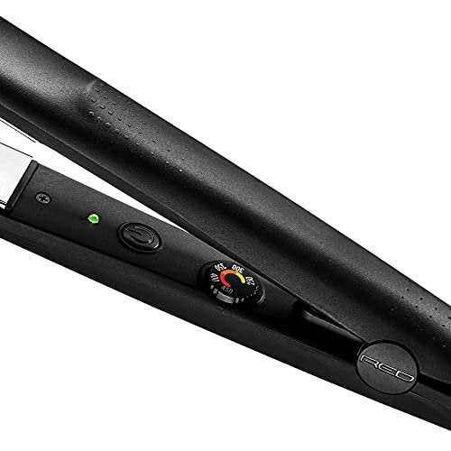 Red by Kiss 1-Inch Titanium Flat Iron with Temperature Control (FT10) - Adjustable Open Dial - görsel 4