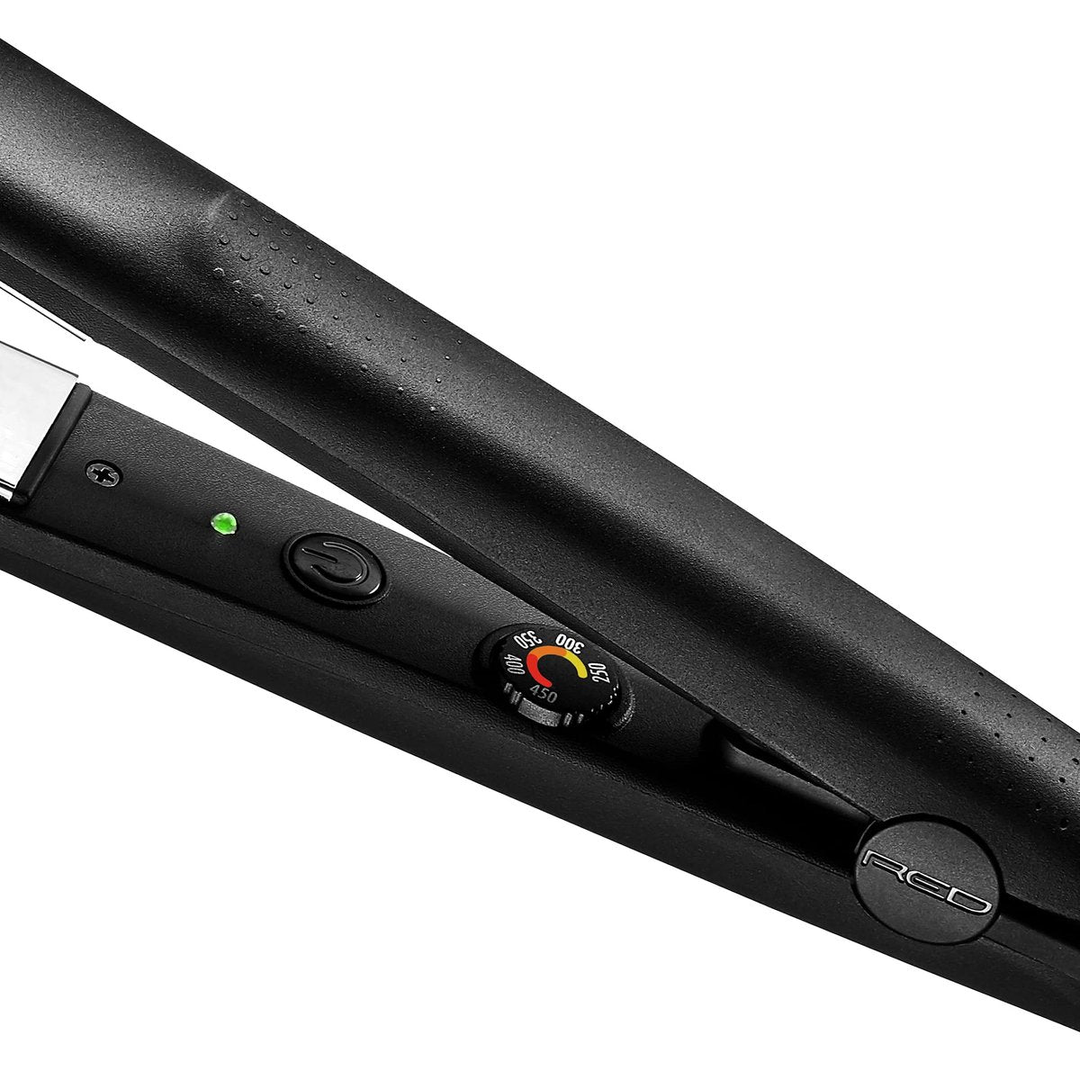 Red by Kiss 1-Inch Titanium Flat Iron with Temperature Control (FT10) - Adjustable Open Dial - görsel 3