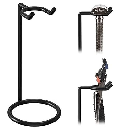 Linkidea Stainless Steel Safety Razor Stand - Tall Black Travel Shaving Razor Holder, Compatible with Gillette Fusion 5 Long Handle Razors