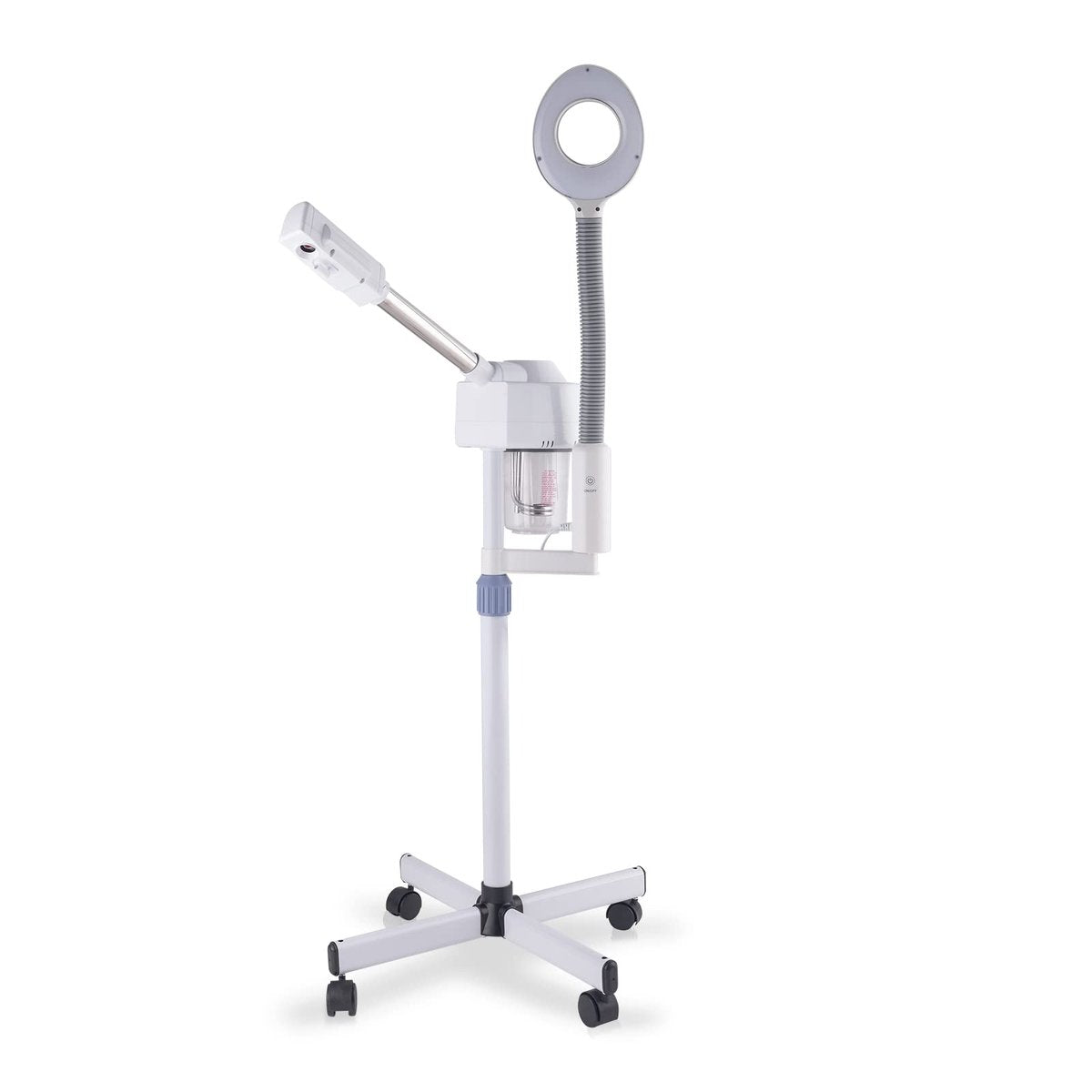 OmySalon 2 in 1 Facial Steamer with 5X Magnifying Lamp & Touch Screen - Professional Face Spa Mist for Home Use - görsel 1