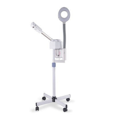 OmySalon 2 in 1 Facial Steamer with 5X Magnifying Lamp & Touch Screen - Professional Face Spa Mist for Home Use