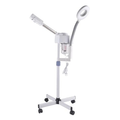 OmySalon 2 in 1 Facial Steamer with 5X Magnifying Lamp & Touch Screen - Professional Face Spa Mist for Home Use