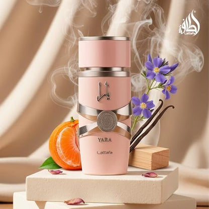 Lattafa Yara Eau de Parfum for Women - Vanilla, Gourmand, Fruity, Floral Long-Lasting Fragrance 100 ml Avelisse