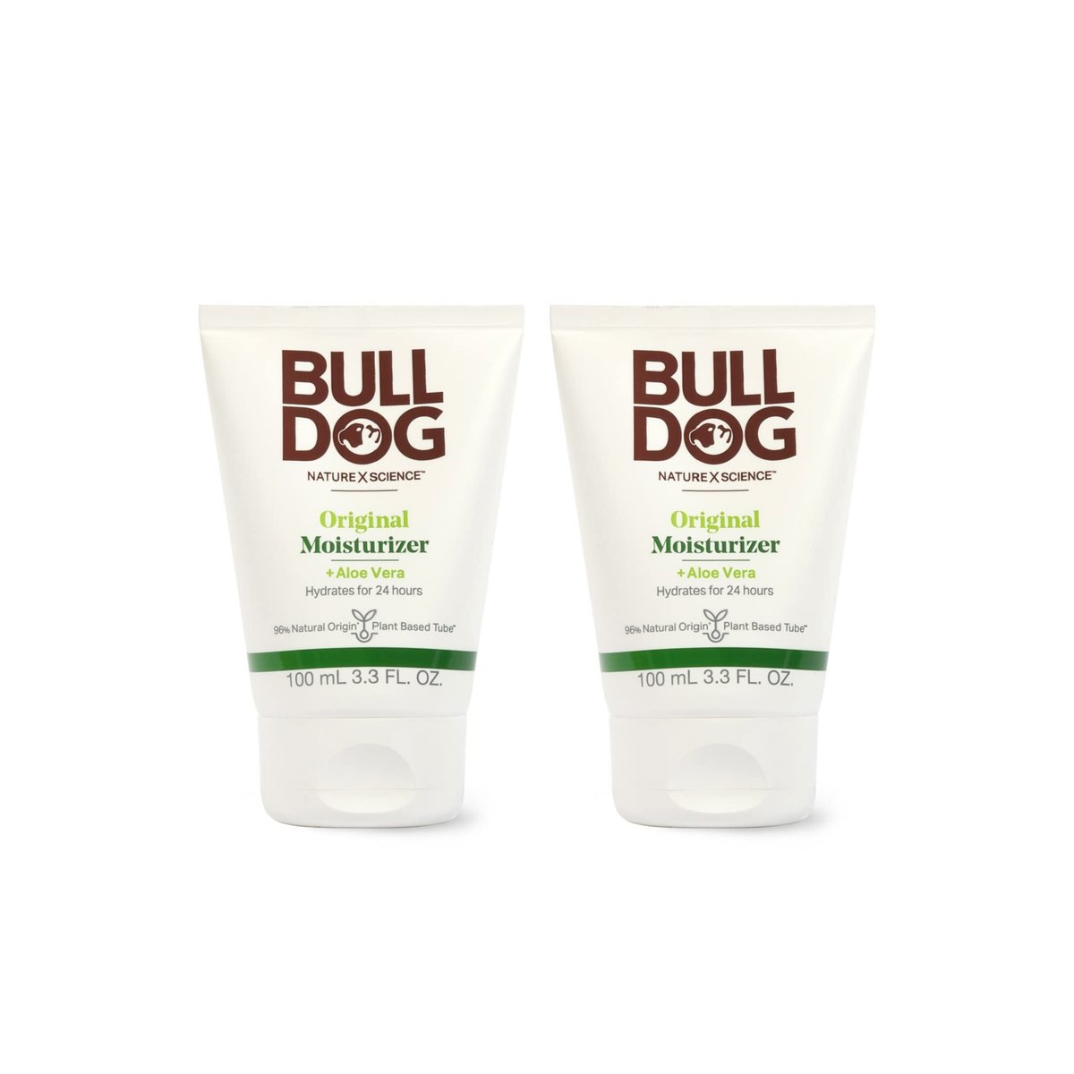Bulldog Original Facial Moisturizer for Men, 3.3 Fl Oz (Pack of 2) – Natural Skincare & Grooming Avelisse