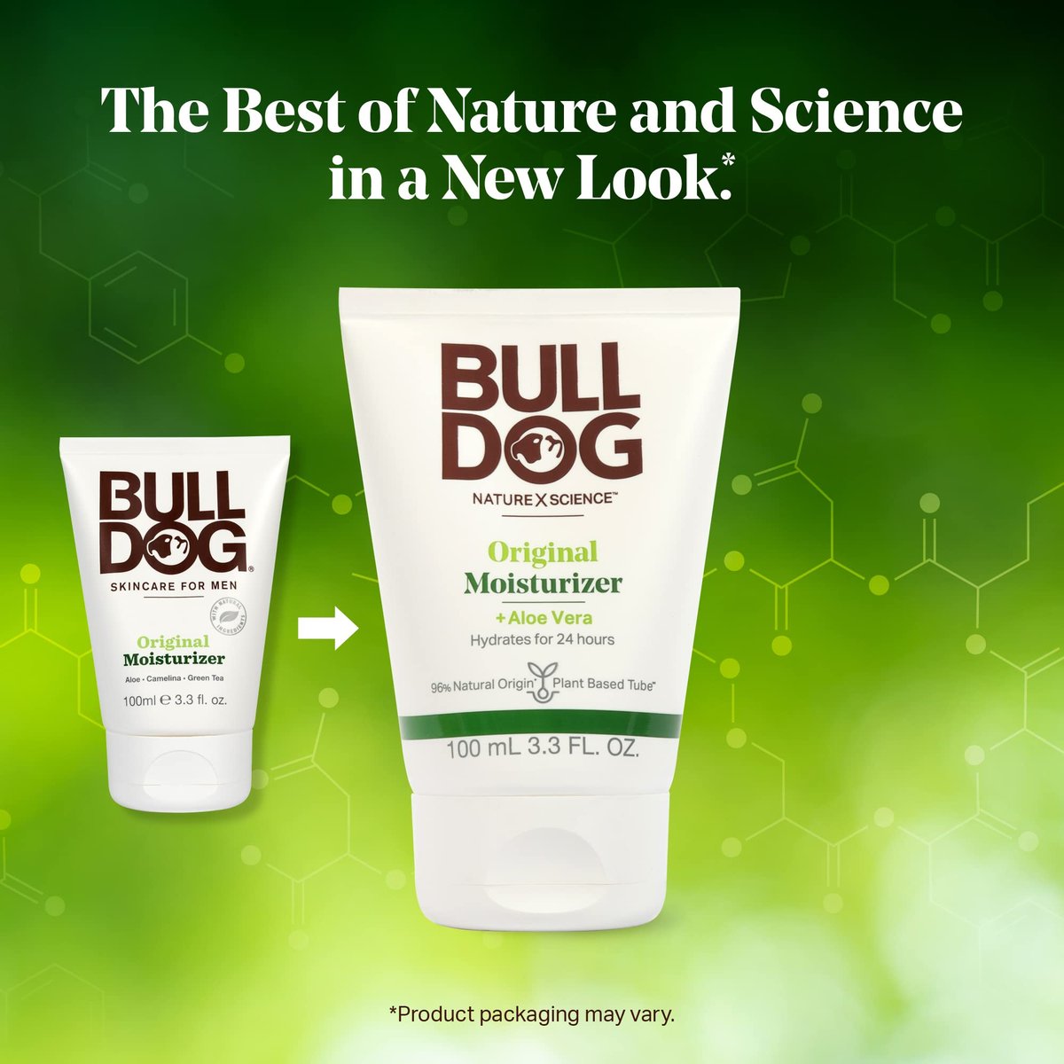 Bulldog Original Facial Moisturizer for Men, 3.3 Fl Oz (Pack of 2) – Natural Skincare & Grooming Avelisse