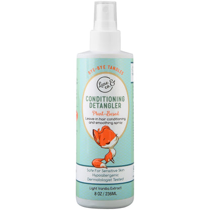 LANE & CO. Kids Hair Detangler Spray - Leave In Conditioner for Knots, Tangles & Frizz, Baby Detangler Spray for Wet or Dry Hair, Vegan, 8 fl oz Avelisse