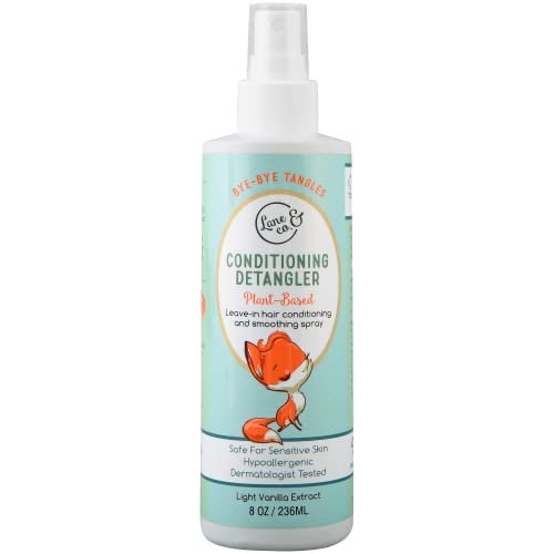 LANE & CO. Kids Hair Detangler Spray - Leave In Conditioner for Knots, Tangles & Frizz, Baby Detangler Spray for Wet or Dry Hair, Vegan, 8 fl oz Avelisse