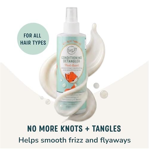 LANE & CO. Kids Hair Detangler Spray - Leave In Conditioner for Knots, Tangles & Frizz, Baby Detangler Spray for Wet or Dry Hair, Vegan, 8 fl oz Avelisse