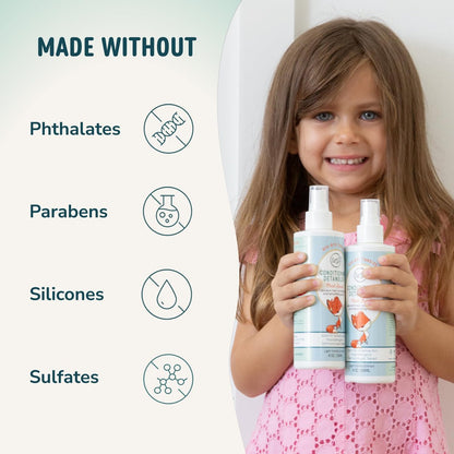 LANE & CO. Kids Hair Detangler Spray - Leave In Conditioner for Knots, Tangles & Frizz, Baby Detangler Spray for Wet or Dry Hair, Vegan, 8 fl oz Avelisse
