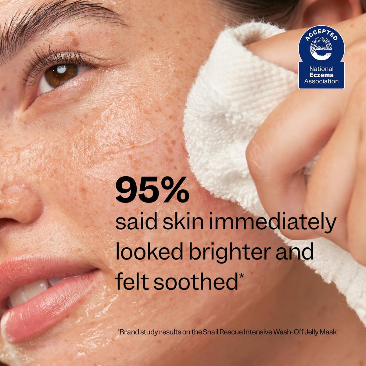 Peach Slices Snail Rescue Intensive Wash-Off Jelly Mask - 95% Snail Mucin Concentrate for Clear, Gentle Skin - görsel 9