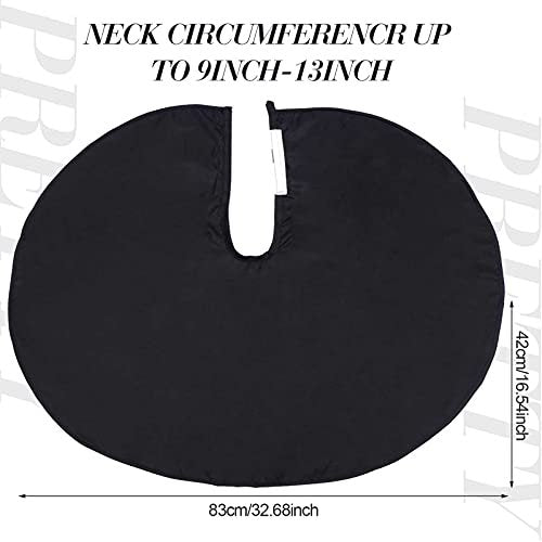 3-Piece Makeup Capes for Clients - Salon Hair Dye Aprons, Styling Shampoo Capes, Barber Short Smock (Black, White, Pink) Avelisse