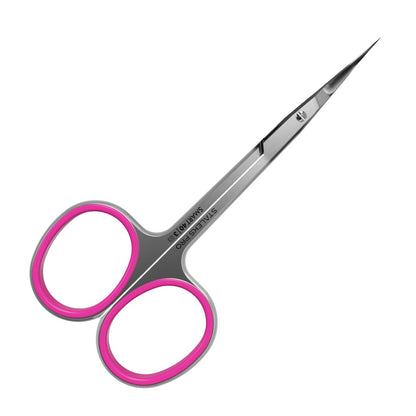 Staleks Professional Cuticle Scissors – Stainless Steel, Extra Fine Curved Blades, Smart 40 Type 3 SS-40/3 for Precise Manicure Avelisse