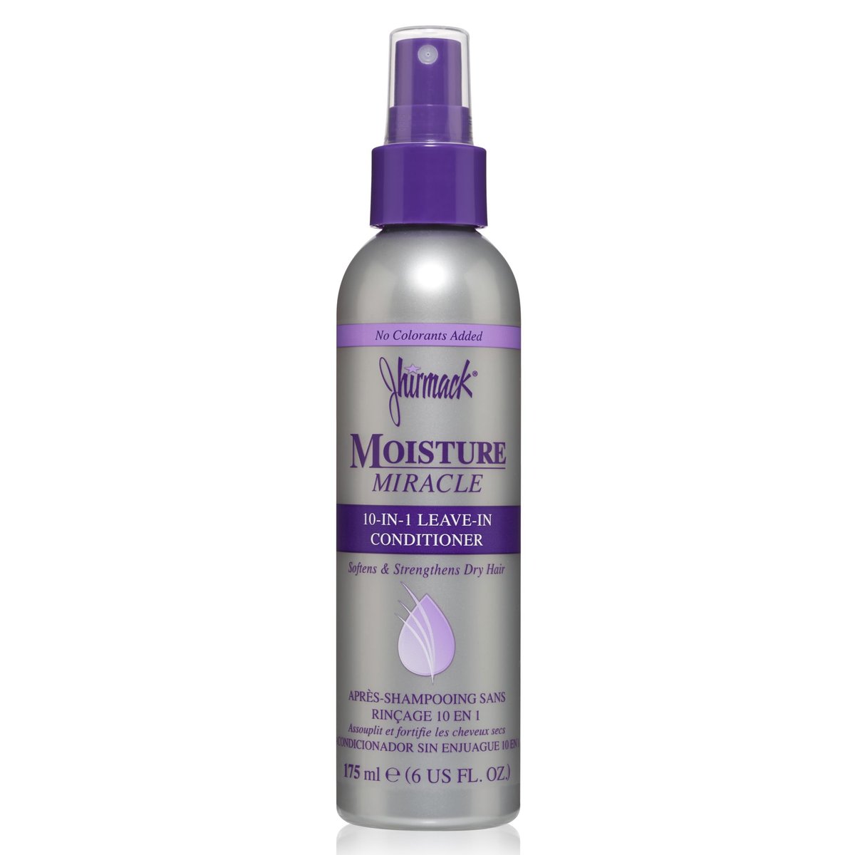 Jhirmack 10-in-1 Leave-In Conditioner Spray | Heat Protectant, Detangler, Shine & Repair | Vitamin E & B5 | 6 Fl Oz - görsel 1