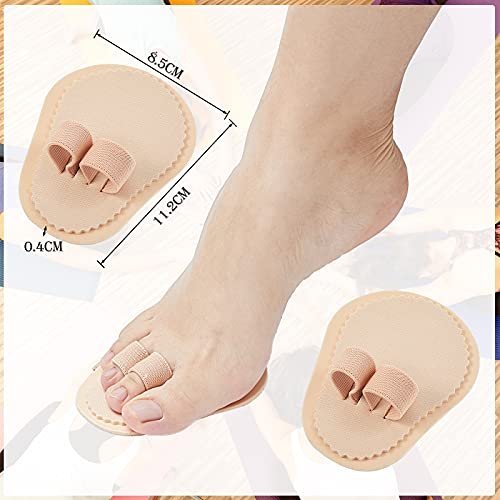 Nuanchu 6-Piece Double Toe Straightener & Hammer Toe Splint Corrector for Foot Pain Relief - görsel 4