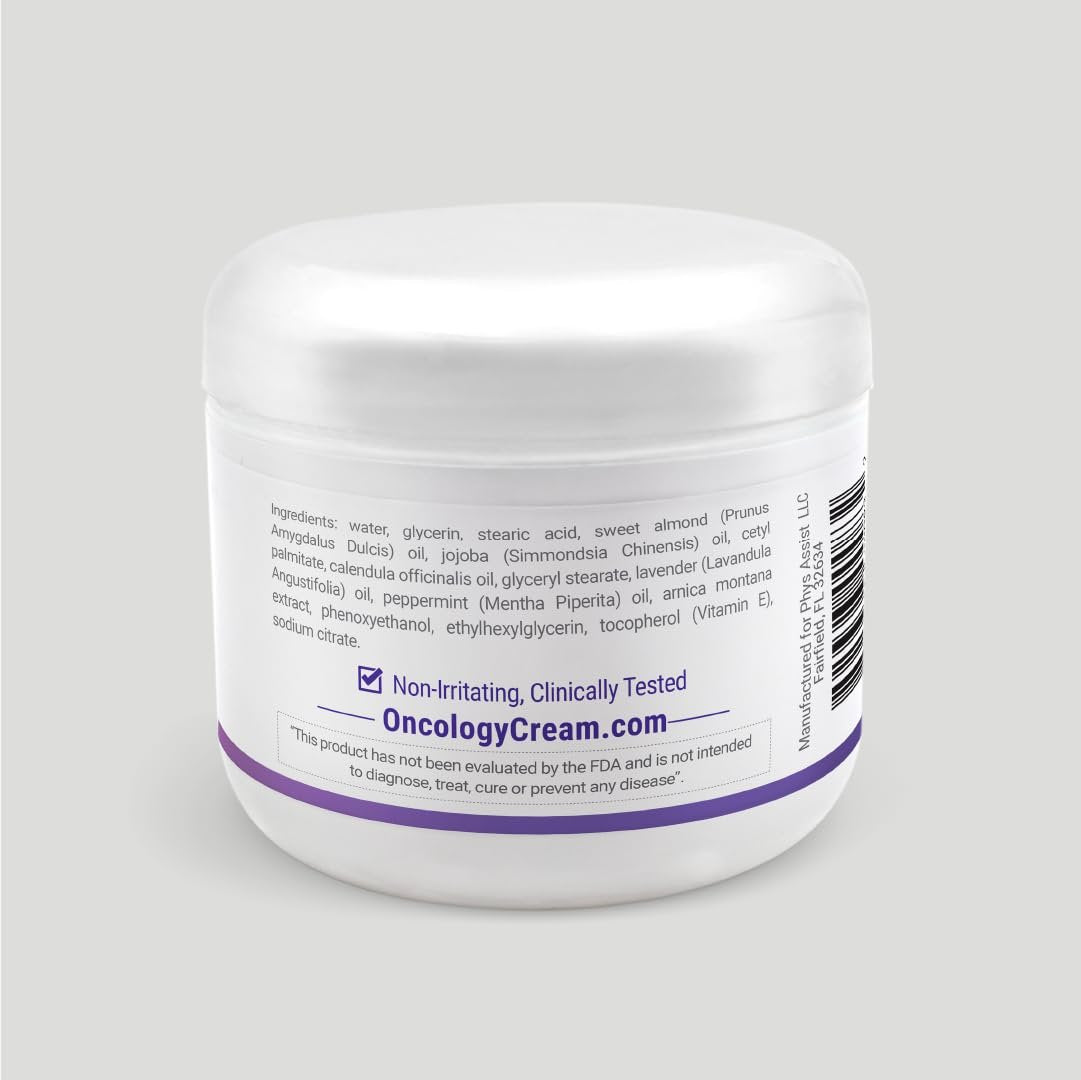 PhysAssist Oncology Cream 4 oz + Lip Balm – Hydrating & Soothing for Stressed Skin, Clinically Tested, Non-Irritant Avelisse