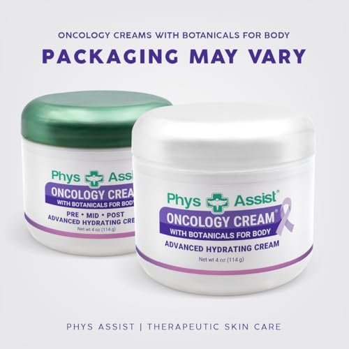 PhysAssist Oncology Cream 4 oz + Lip Balm – Hydrating & Soothing for Stressed Skin, Clinically Tested, Non-Irritant Avelisse