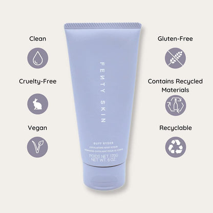 Fenty Skin Buff Ryder Exfoliating Body Scrub 6 oz – Gentle Exfoliation for Smooth, Polished Skin
