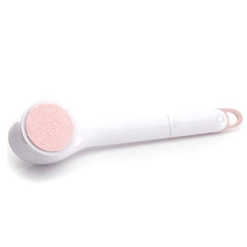 Finishing Touch Flawless Cleanse Spa Electric Body Brush – 3 Multi-Purpose Heads for Full Body Exfoliation & Cleansing (Rose) Avelisse