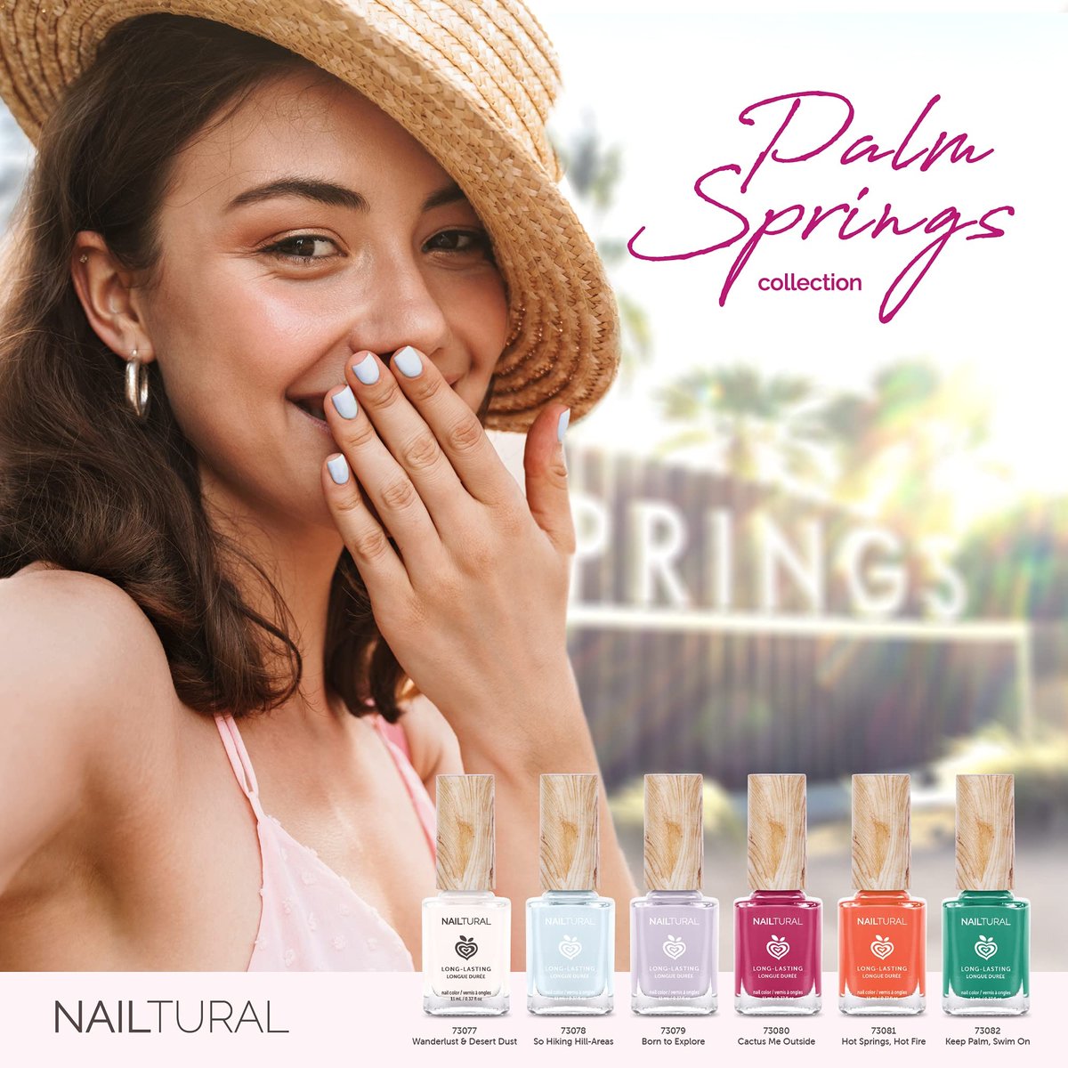 Nailtural Origin Long Lasting Plant-Based Nail Polish – Coral Orange (Hot Springs, Hot Fire) – 0.37 Fl Oz – Vegan, Cruelty-Free & Non-Toxic - görsel 11