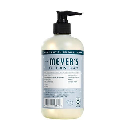 Mrs. Meyer's Clean Day Hand Soap, Snowdrop, 12.5 fl oz (Pack of 3) - Made with Essential Oils Avelisse