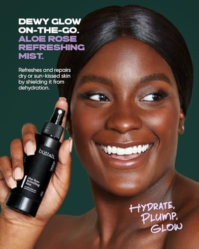 Buttah Skin Aloe Rose Refreshing Mist 4oz - Hydrating Rose Water Face Spray for Men & Women Avelisse